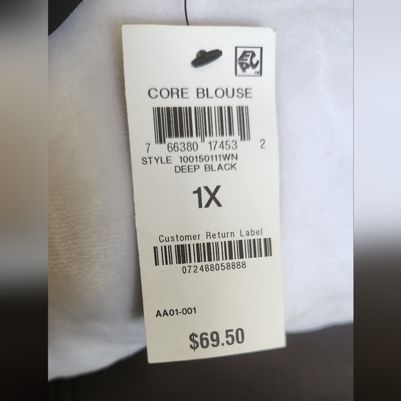 NWT Alfani Core Sleeveless Size 1X Blouse - Picture 8 of 10